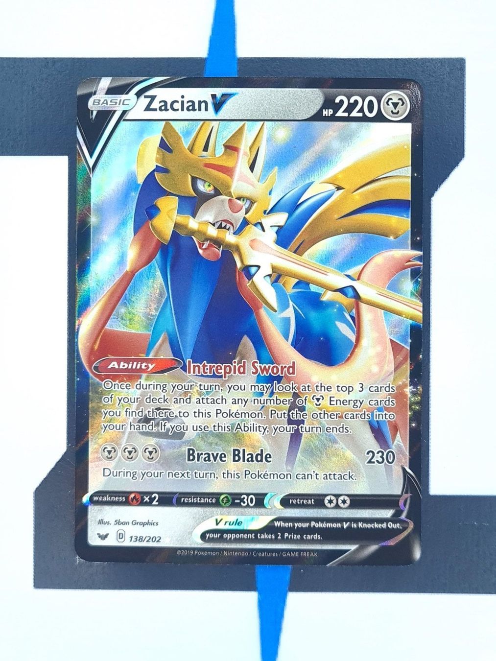 Pokémon Carte collezionabili: Zacian V SSH138 EN NM – Nuovo (secondo la descrizione) da Basel venduto da Zadoys