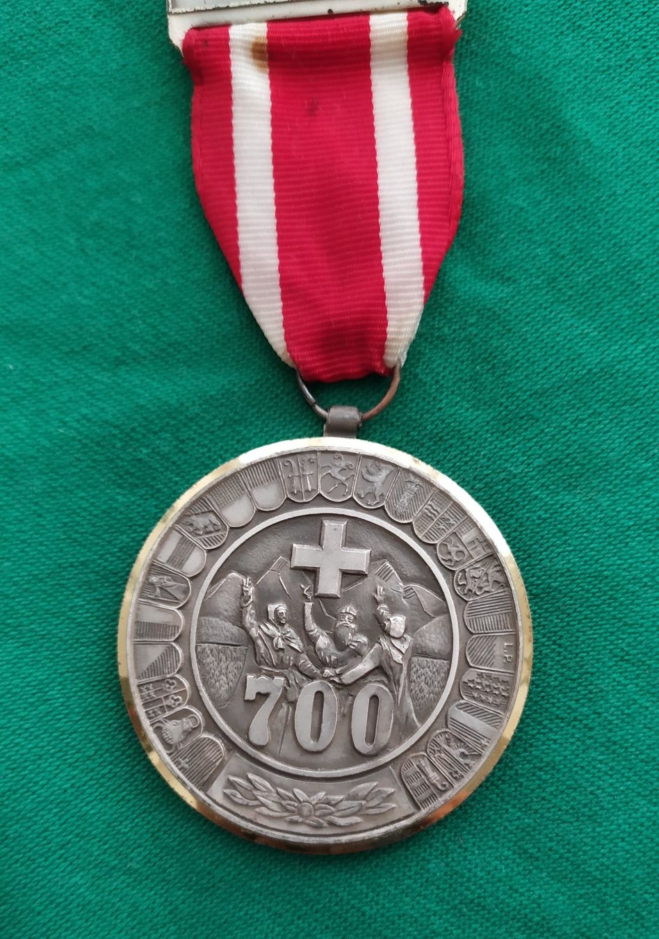 Medaglie: Medaille 700 Jahre Schweiz - Endschiessen – Usato da Chezard St-Martin venduto da Loucail