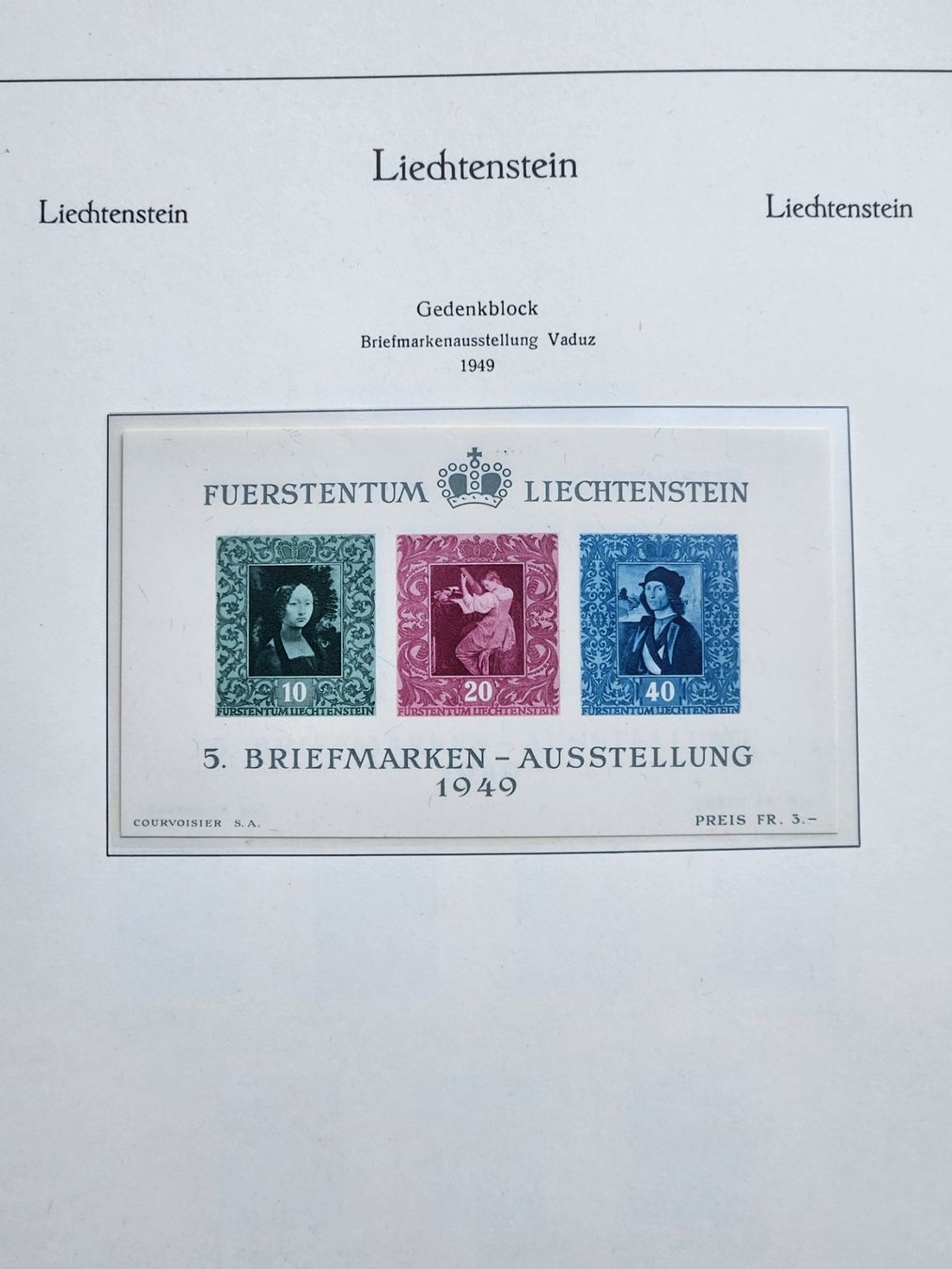 Tutti i francobolli: Liechtenstein 1945-2000 Postfrisch Komplett Sammlung 4000 Fr – Nuovo (secondo la descrizione) da Kriens venduto da Nidfeld45 6