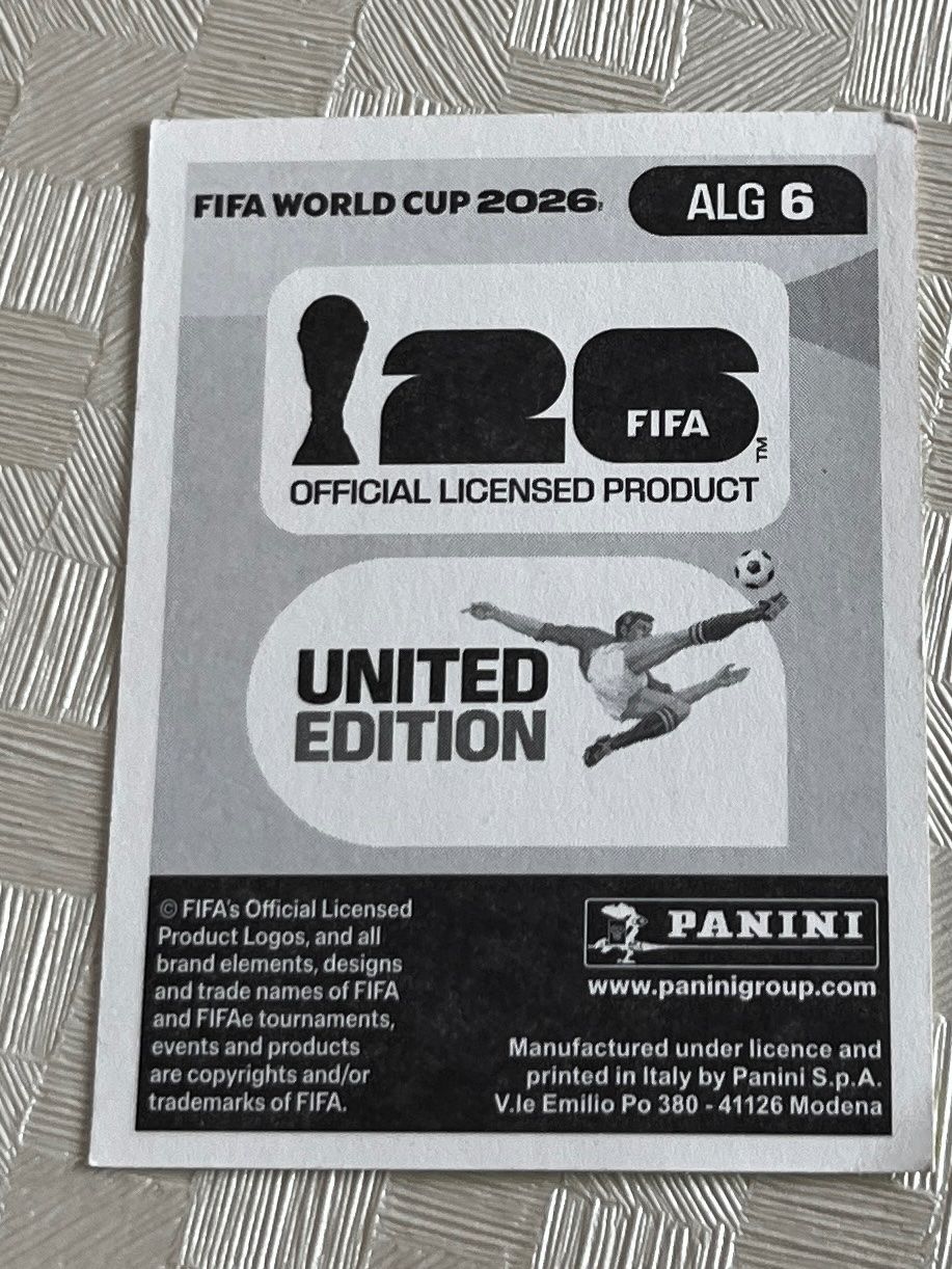 Panini Sammelbilder & Trading cards: Panini Fifa World Cup 2026 ALG 6 – Gebraucht aus Winterthur von Numero1 1