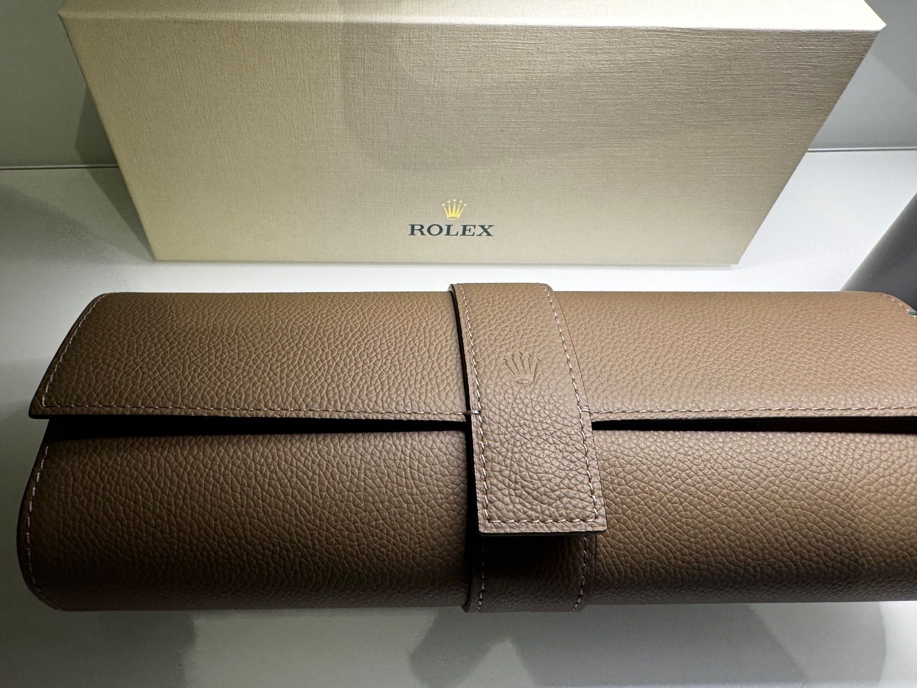 Scatole porta orologi: Rolex Uhrenetui 100% Original – Nuovo e nell'imballaggio originale da Thun venduto da metawise