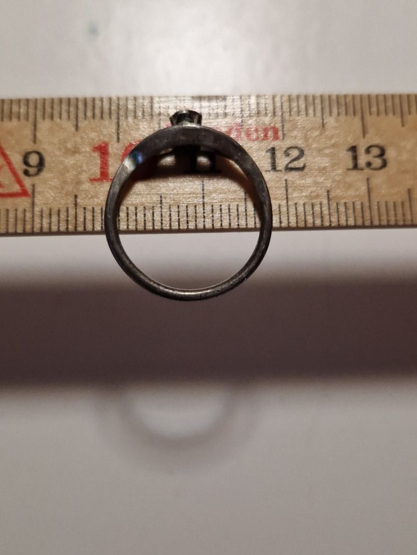 Anelli: Antiker Silberring mit Stein Durchmesser 1.6 cm Silber 925 – Usato da Dorf venduto da Echo_Elements 1
