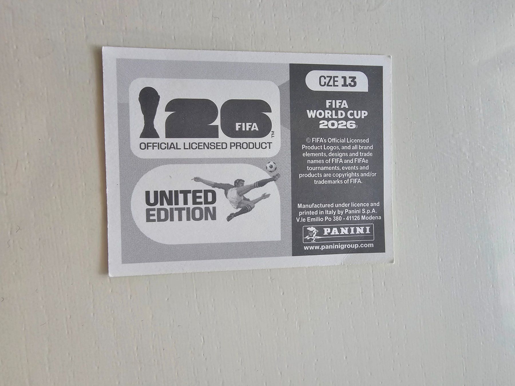 Panini Carte collezionabili: CZE 13 – Usato da Pregassona venduto da sig_6v2k 1