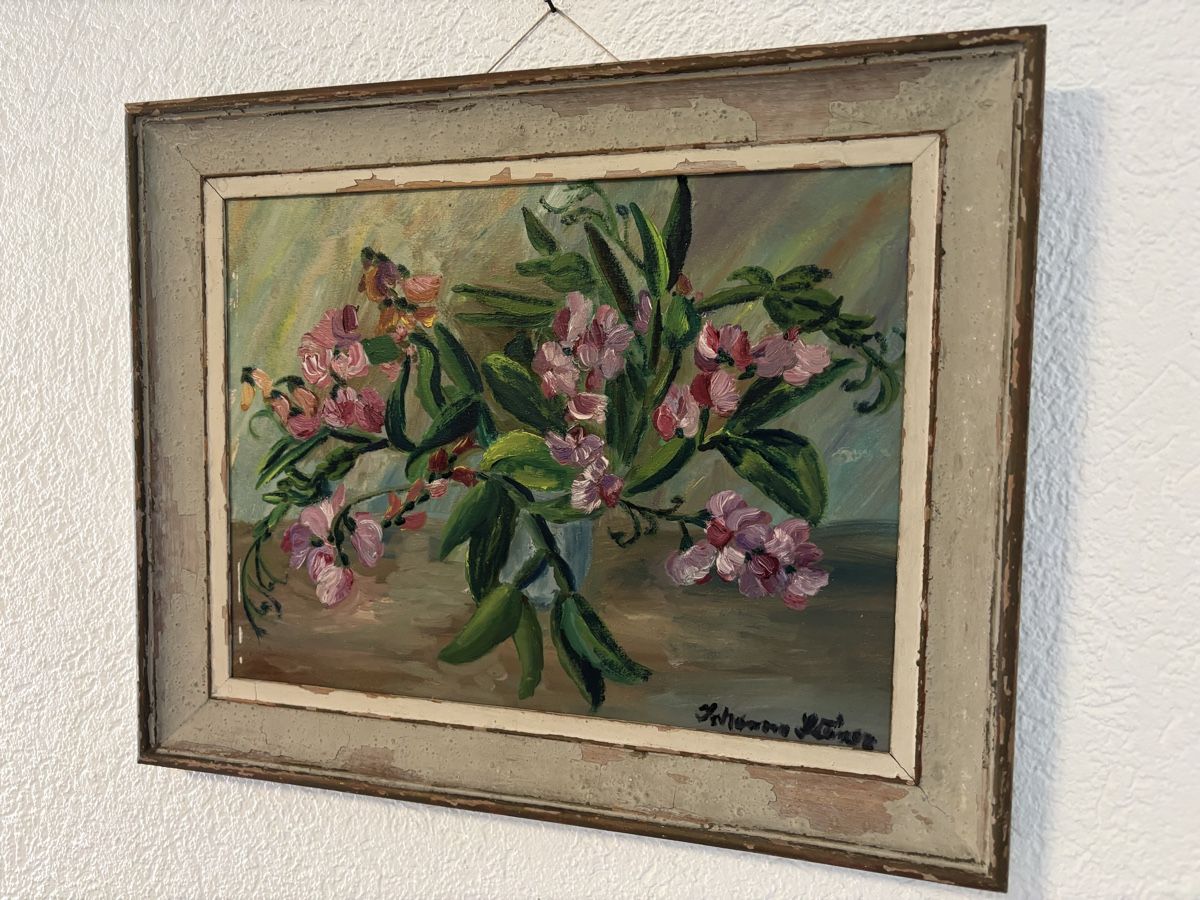 Dipinti: Blumenstillleben Gemälde, signiert – Usato da Plasselb venduto da Mike760 4