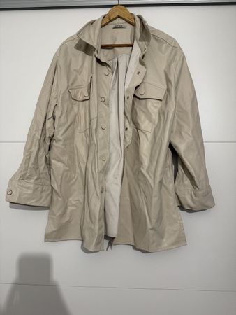 Schicke Lederjacke Grösse L