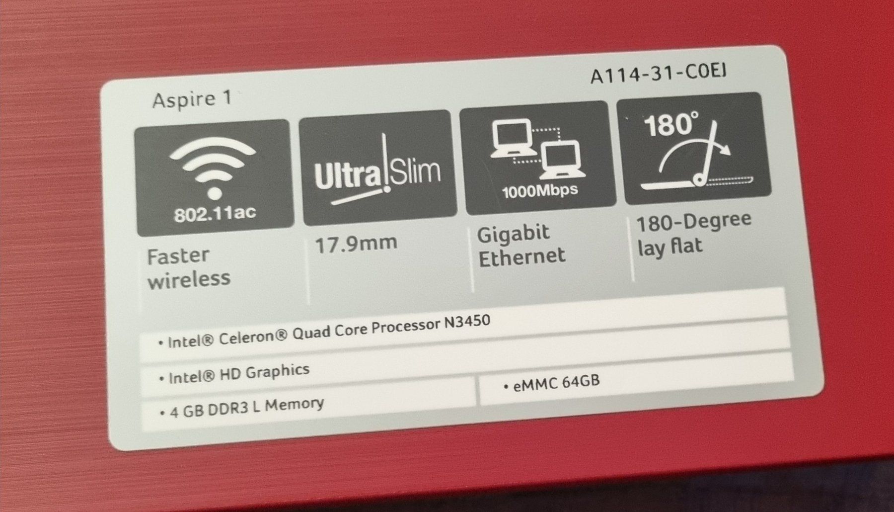 Acer Notebook: Acer Notebook – Usato da Dintikon venduto da kat_fk6h