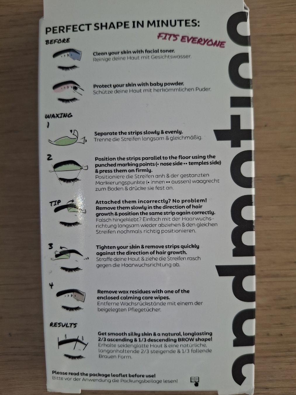Cura del viso: Andmetics. BROW WAX STRIPS. 16 pièces. – Nuovo e nell'imballaggio originale da La Chaux-de-Fonds venduto da jen_h95m 2