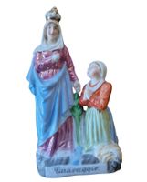 antike sakrale Porzellanfigur