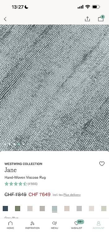 Teppiche: Wunderschöner Teppich Jane von Westwing Collection – Neu und originalverpackt aus Zürich von slo_k6ps 1