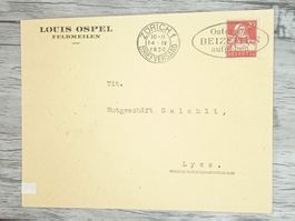 TR20 Enveloppe + Timbre Suisse 1930