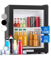 + Mini Kühlschrank Glastür 24 l Getränkekühlschrank leise