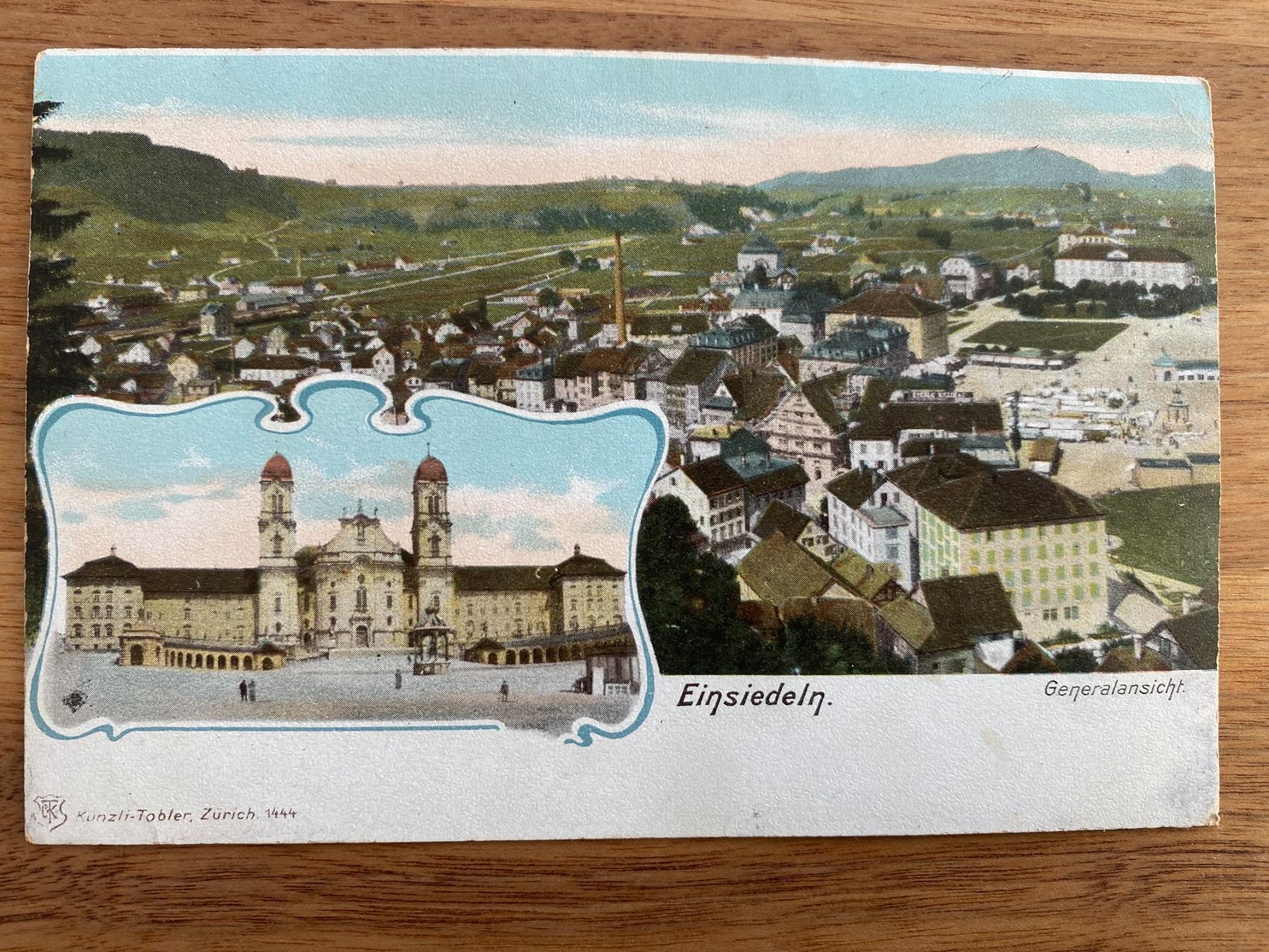 Ansichtskarten: Ansichtskarte Einsiedeln – Gebraucht aus Unterterzen von bac_287t