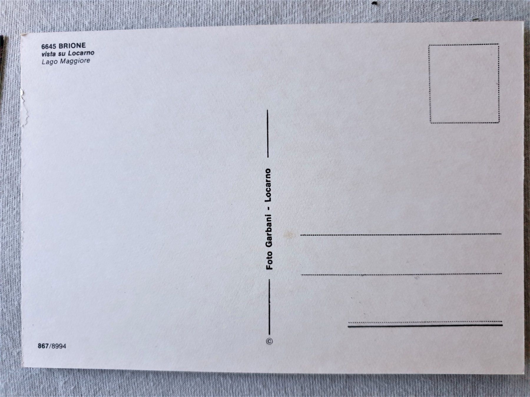 Ansichtskarten: (166)   18 Postkarten vom Kanton Tessin – Gebraucht aus Schwarzhäusern von Inot3 9