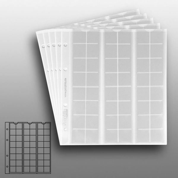 25 Transparente Münzhüllen Aus PVC – 5,5x5,2 Cm, Für Sammler