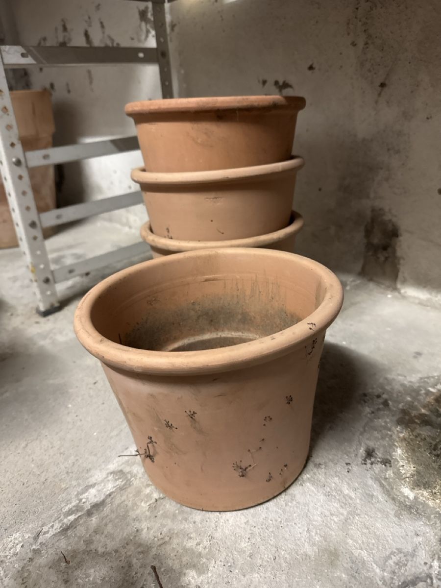Migros Vasi per fiori: 4 Pflanzentöpfe aus Terrakotta – Usato da Bern venduto da Ania_