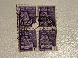 WK2 - Repubblica Sociale Italiana Briefmarke