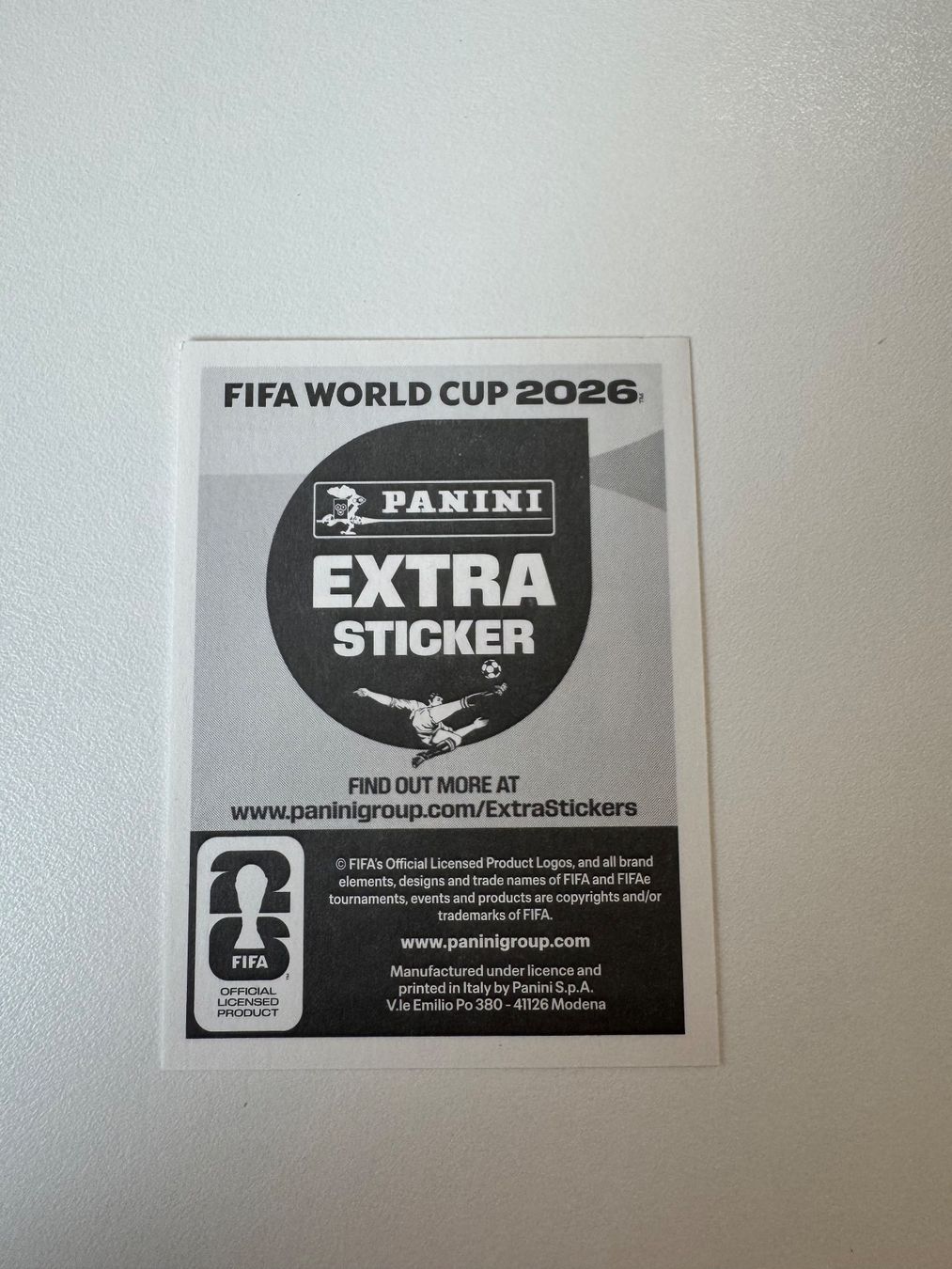 Panini Sammelbilder & Trading cards: Panini 2026 WM Extrasticker Luka Modric – Neu (gemäss Beschreibung) aus Bern von YB2590 1