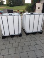 2 IBC Container 1000 Liter mit Palette , fast NEU