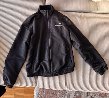 Sergio Tacchini Sportjacke schwarz Grösse M Zustand gut