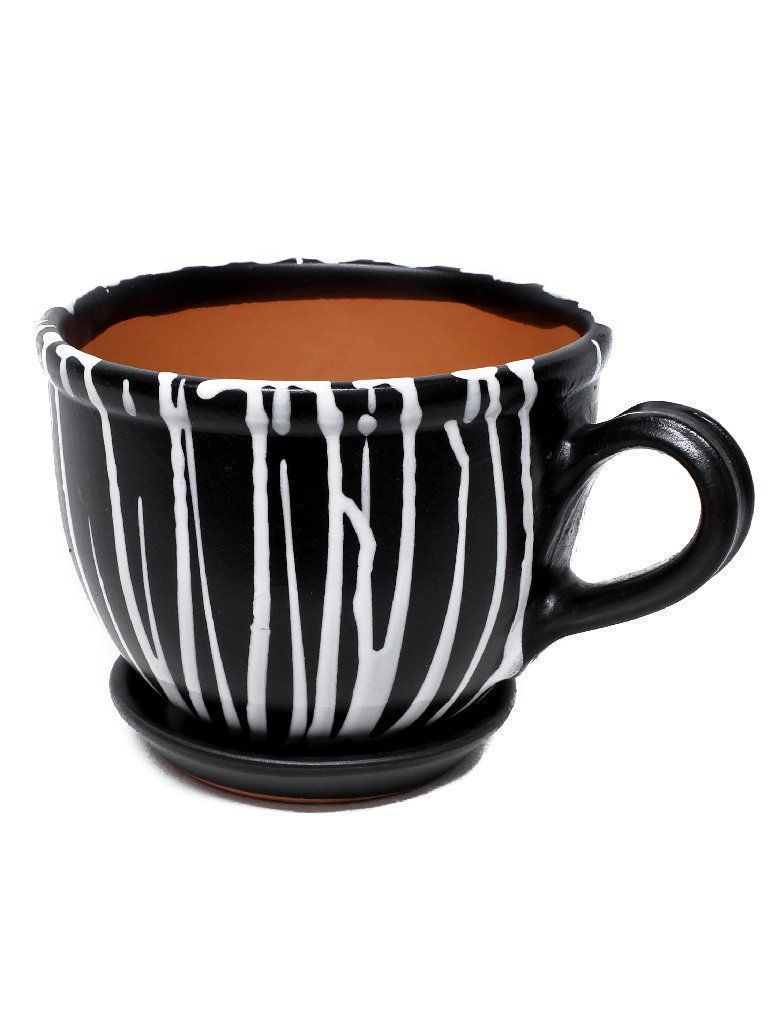Vasi per fiori: Blumentopf/Pflanzentopf/Tontopf "Tasse" – Nuovo e nell'imballaggio originale da Zürich venduto da StellaKar 4
