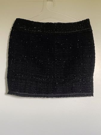 Jupe en tweed neuve noire C&A, taille 36, jamais portée
