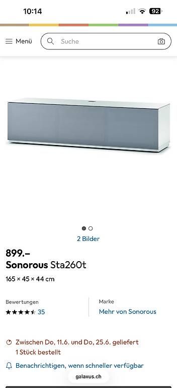 TV Möbel: Sonorous TV Möbel – Gebraucht aus Zürich von Tschem 4