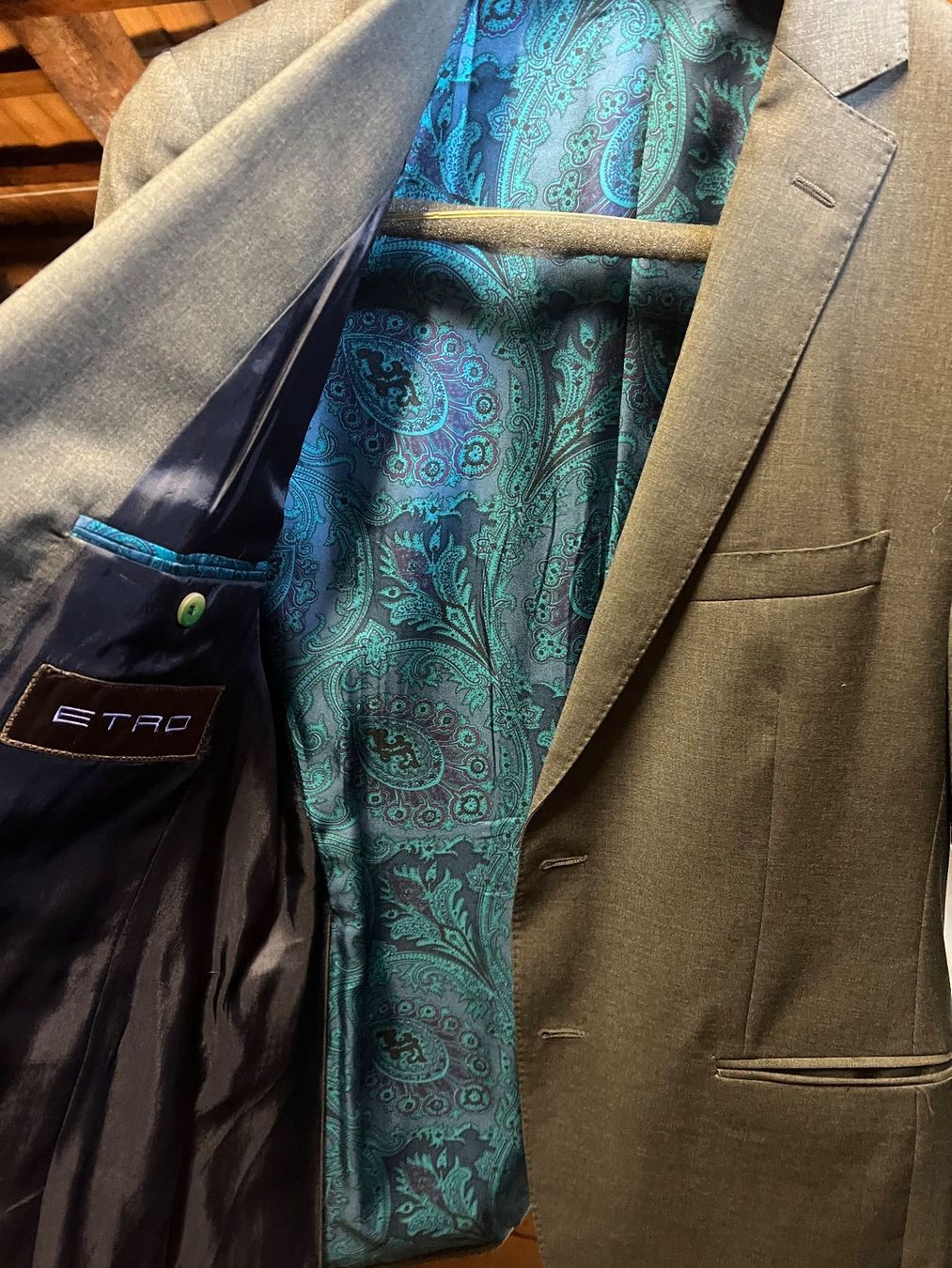 Etro Anzüge: Etro Anzug Gr. 48 Schurwolle Paisleyfutter – Gebraucht aus Zürich von cor_xxp2 2