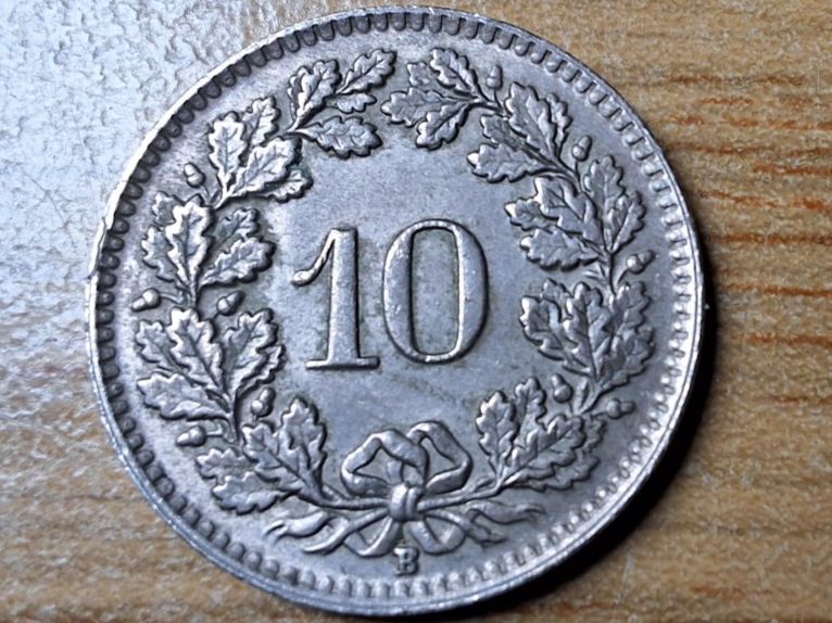 Tutti le monete: 10 Rappen 1950 - fast unzirkuliert! – Usato da Münchenstein venduto da purbach1 1
