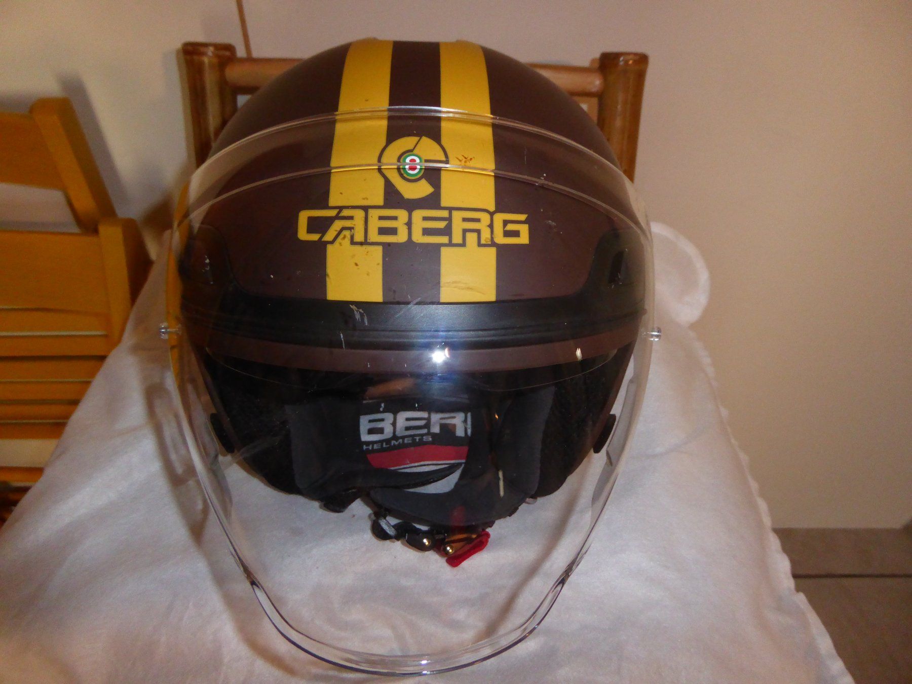 Caschi & visiere: Motorrad- / Roller/ Töffli Helm – Nuovo (secondo la descrizione) da Romanshorn venduto da beckli20
