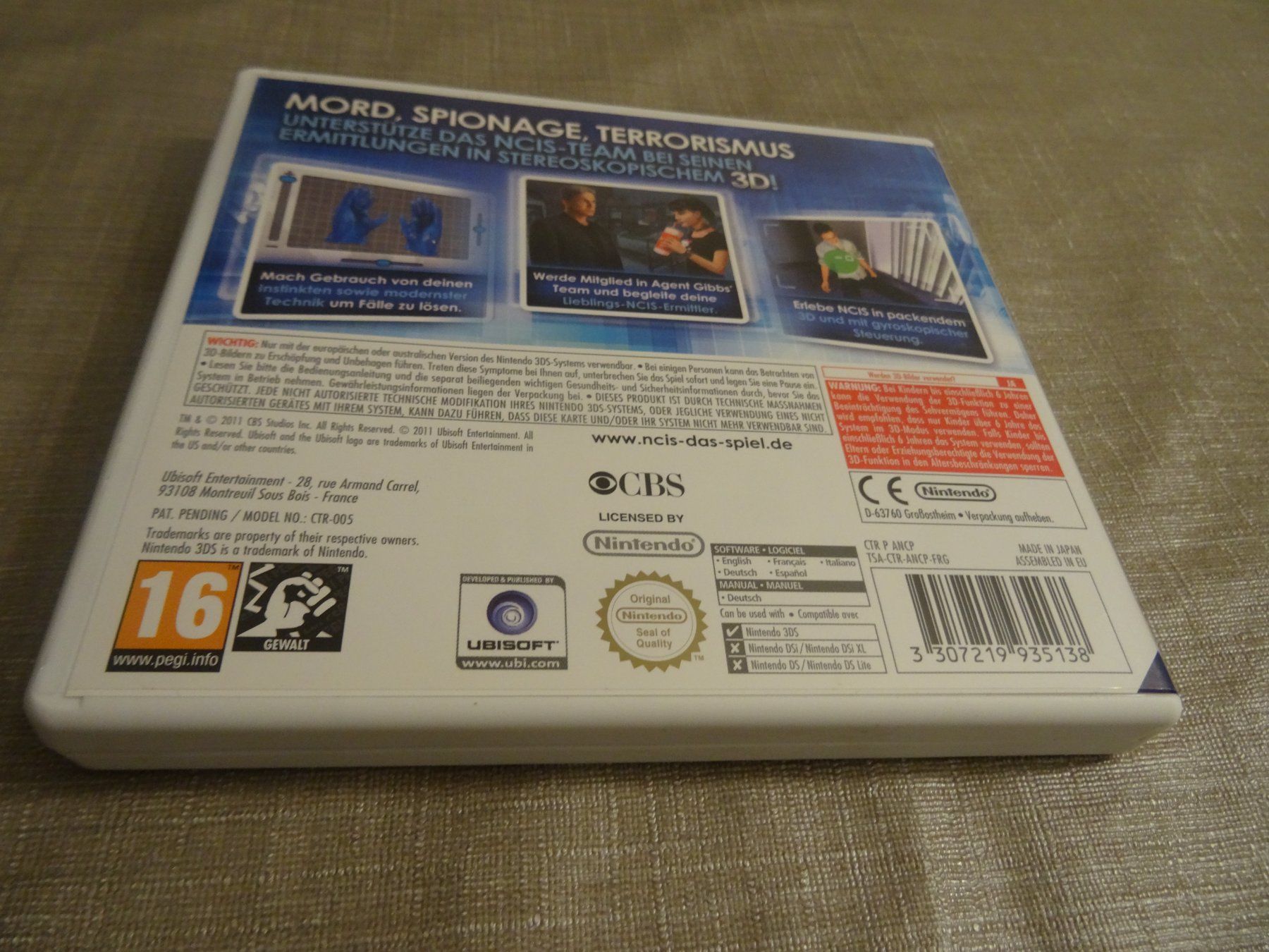 Nintendo Spiele: NCIS 3D für Nintendo 3DS – Gebraucht aus Olten von Disc-Ausverkauf 2