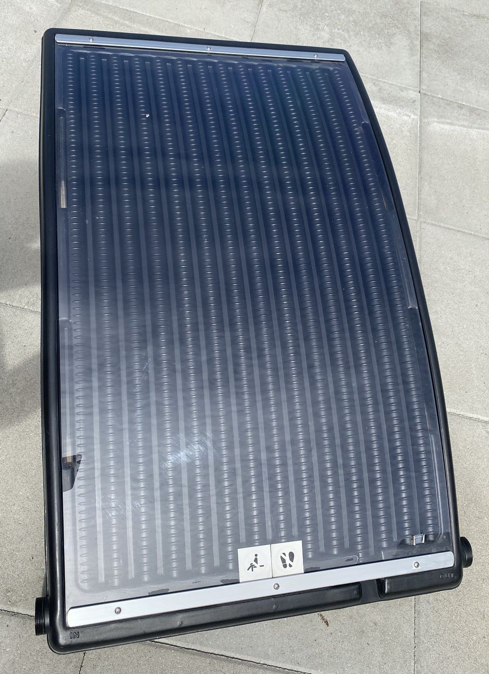 Radiatori: 2 capteurs solaires Steinbach pour piscine et bypass set – Usato da Vauderens venduto da Castafior 2