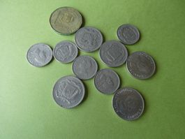 Dominicana, Konvolut alte Münzen