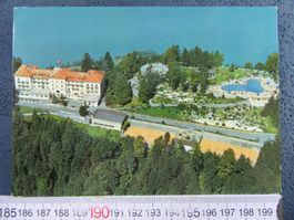 BÜRGENSTOCK GRAND HOTEL MIT POOL 1974 NLUFTBILD ONW AK