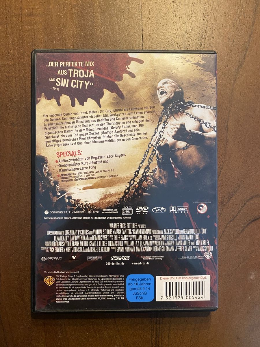 Alle DVDs: 300 DVD – Gebraucht aus Thunstetten von Virus_33 2