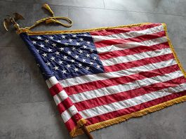 USA Amerikanische Flagge -Original Ausführung mit Fransen
