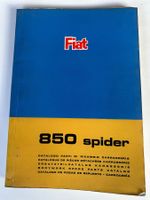Ersatzteilkatalog Carrosserie , Fiat 850 Spider , Oldtimer
