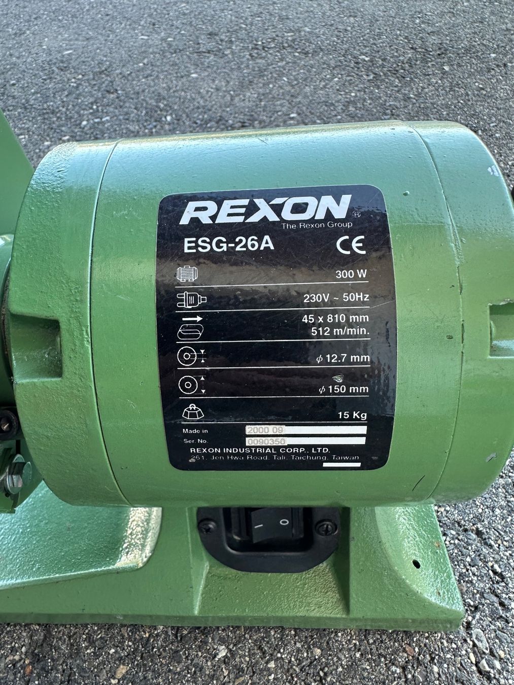 Alle Maschinen: Meuleuse REXON ESG-26A 300W défectueuse – Defekt aus plagne von grandgalop 2