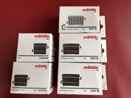 MÄRKLIN C-Gleis gebogen, Mix Ausgleichsschienen Set 26 Stück