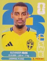 Alexander Isak Sticker guter Zustand