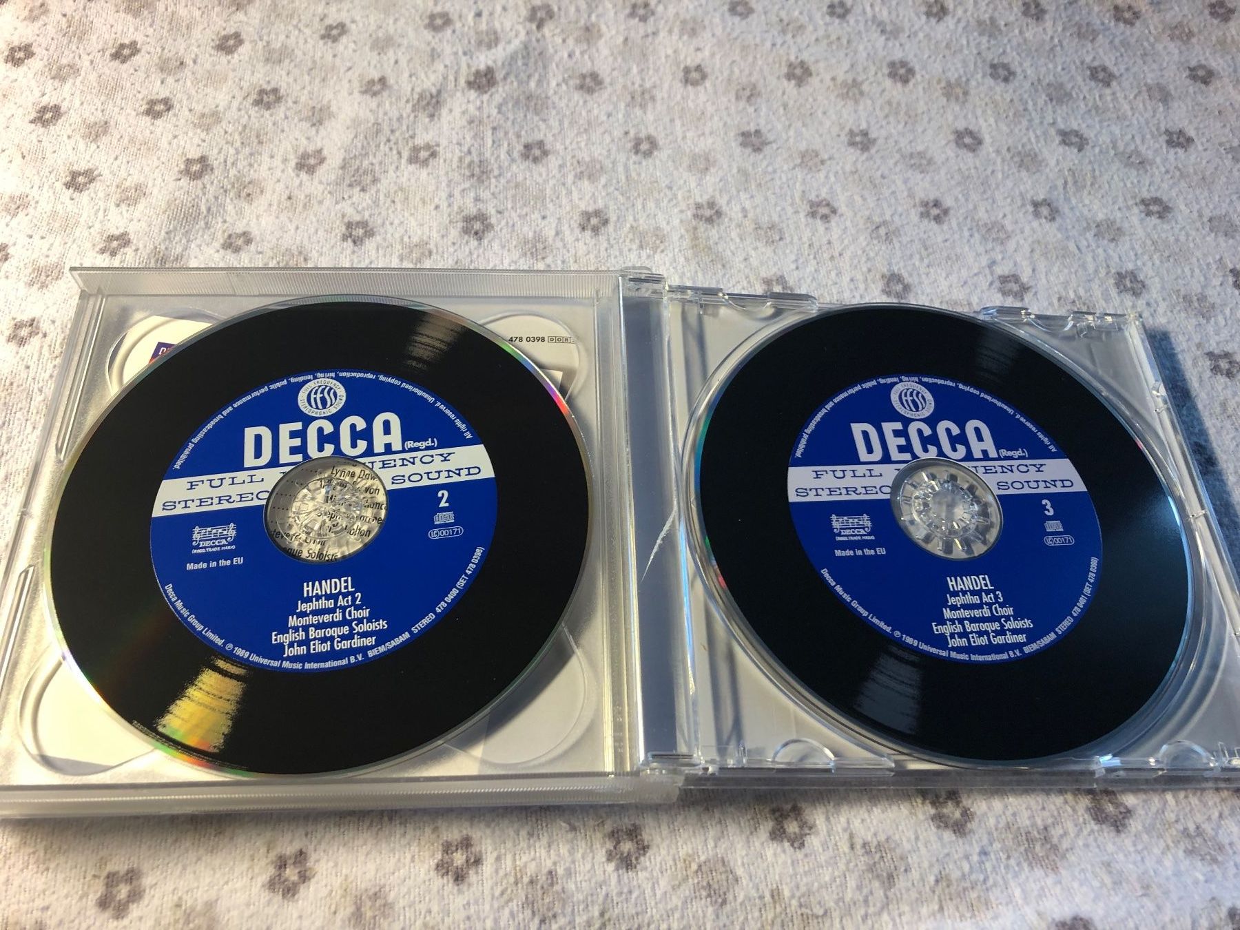 CDs: Händel - Jephtha - 3CD Originalaufnahme – Gebraucht aus Schübelbach von Bemafaja 3