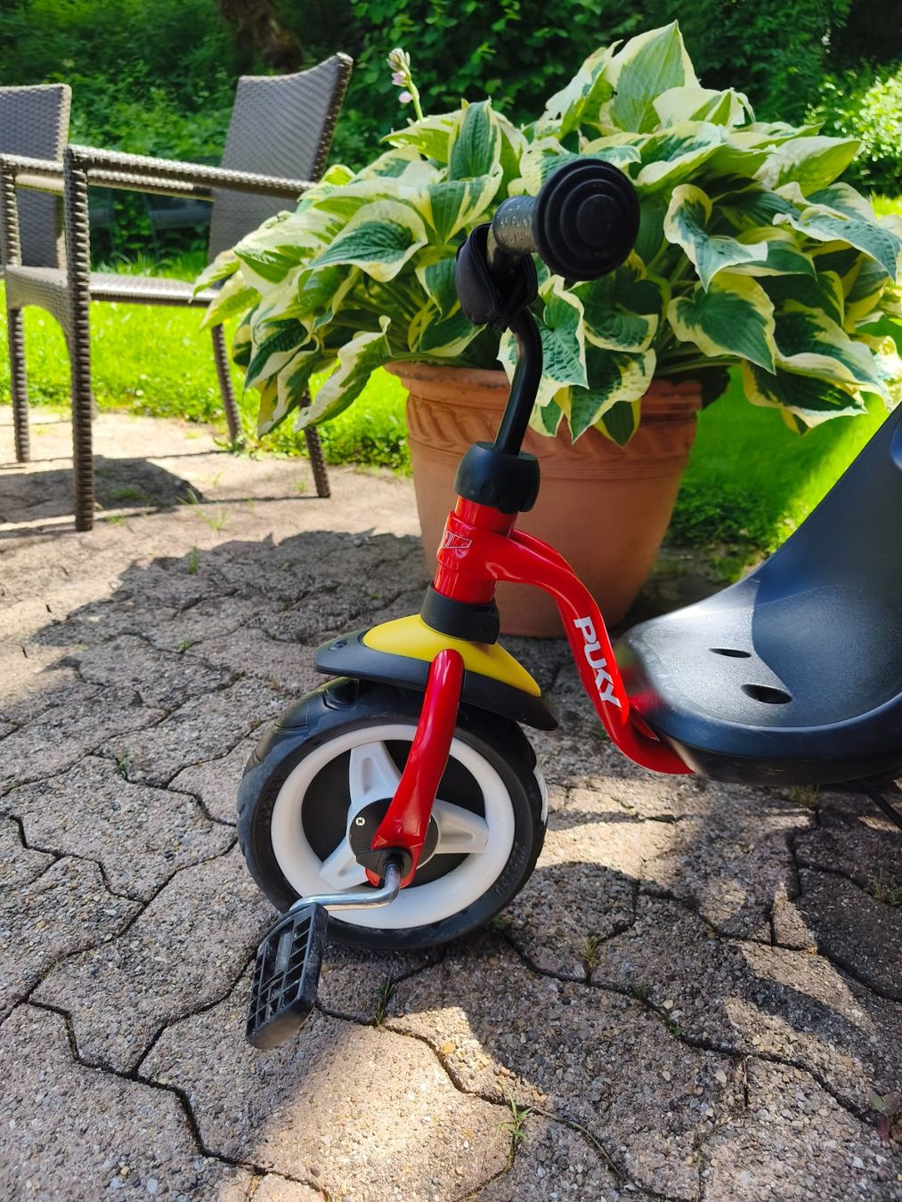 Puky Veicoli per bambini: Puky Dreirad Rot mit Schiebestange – Usato da Samstagern venduto da chr_y7zf 1