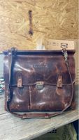 Robuste Herren Leder-Aktentasche im Vintage-Look