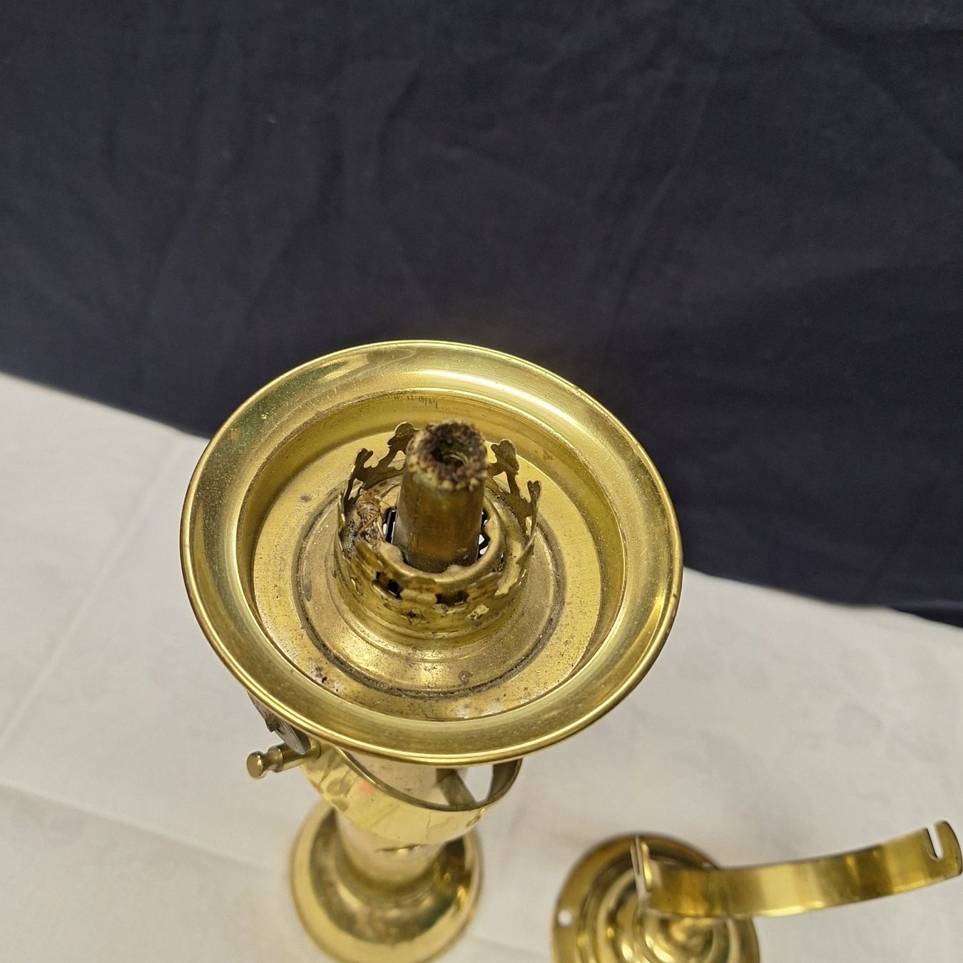 Lampen: Messinglampe G.V. Harnisch, Denmark – Gebraucht aus Winterthur von Goldpipau 6