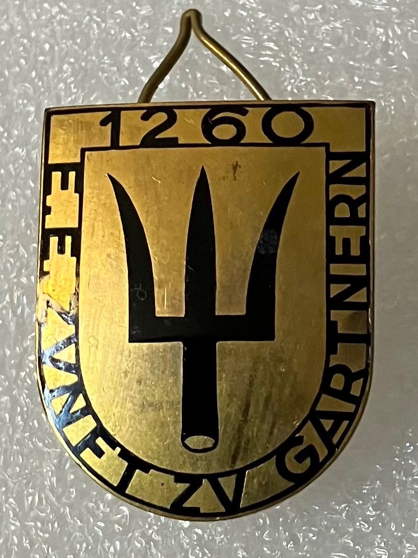 Basler Placchette & Badge: BASEL ZUNFT ZU GARTNERN ZUNFTABZEICHEN – Usato da Basel venduto da lagavulin02