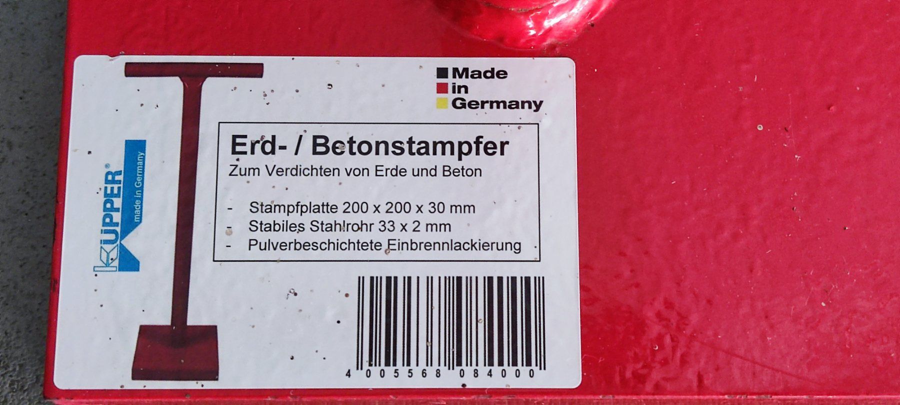 Tutti gli attrezzi: Erd-/ Betonstampfer – Usato da Grenchen venduto da Boogie10 1