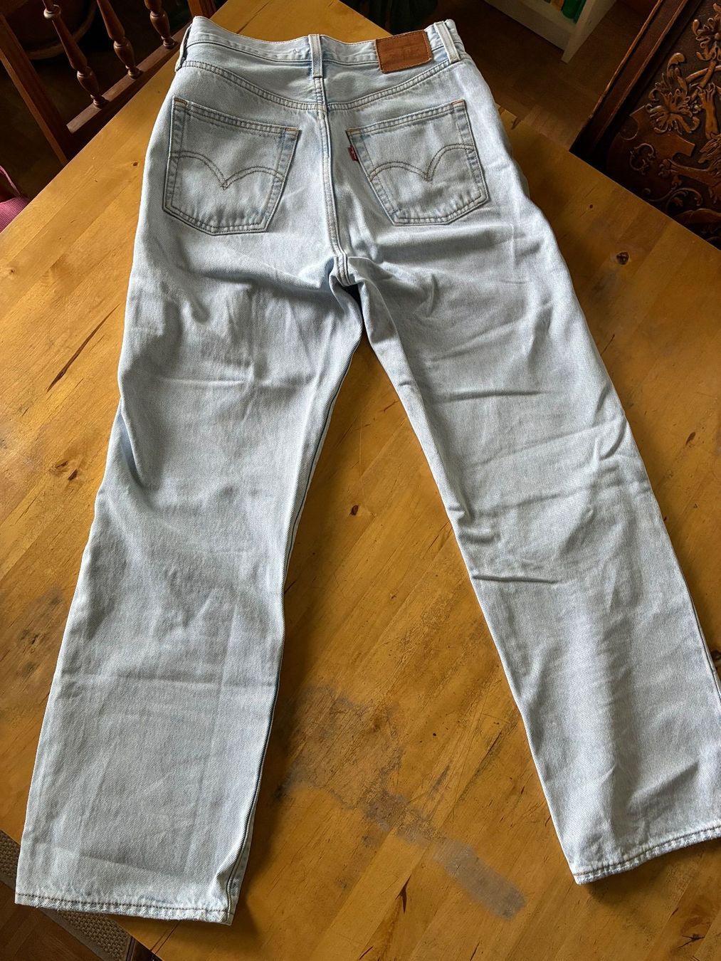 Jeans: Levi´s ribcage straight ankle W28 L30 helles Blau – Usato da Schaffhausen venduto da FannyUsedom 4