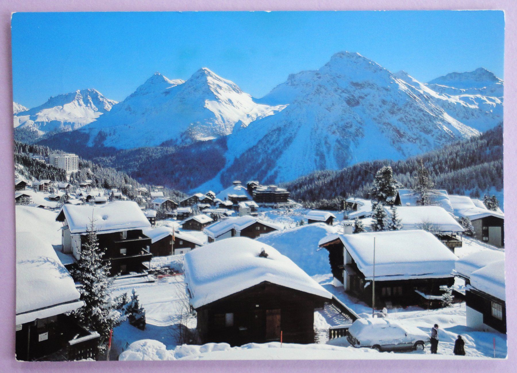 Ansichtskarten: Inner-Arosa 1850 m – Gebraucht aus Fétigny von Billy2miny