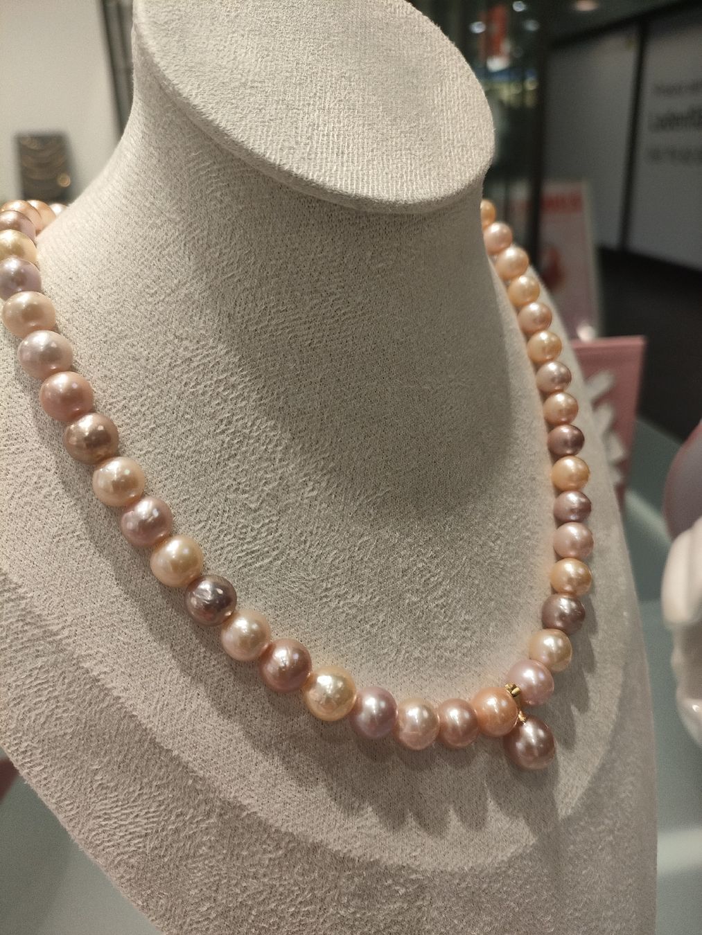 Catenine: Süsswasserperlen Kette Edison  – Nuovo e nell'imballaggio originale da Bern venduto da Lidia.5 3