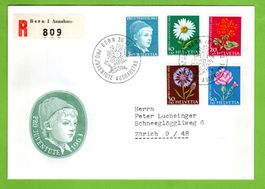 PJ 1963 FDC alle Marken mit Leuchtstoff SBK 50.--