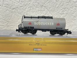 Brawa 67722, Kesselwagen ZZ, Südzucker, DB, gealtert